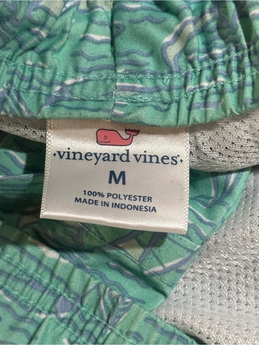 Vineyard Vines Mint Green Sailboat Board Shorts